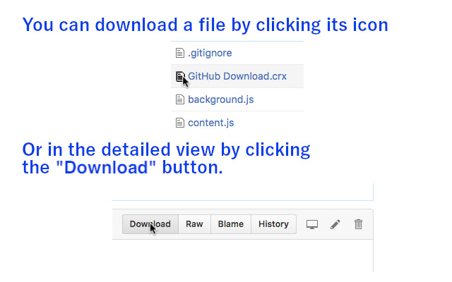 GitHub Downloader chrome extension