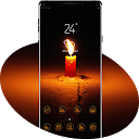 アプリのダウンロード Praying candle in the dark theme Black Ho をインストールする 最新 APK ダウンローダ