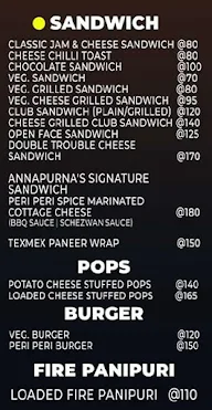 Annapurna's Food Lab menu 4