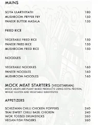 The Hungry Panda menu 2