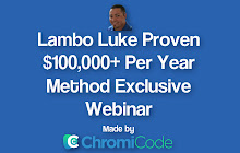 Lambo Luke Proven $100,000+ Method Webinar small promo image