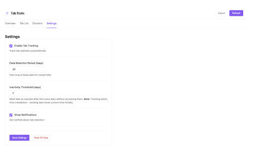 Tab Stats - Smart Tab Manager screenshot 3
