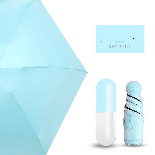 Title 1, Pocket Sized Small Capsule Umbrella Compact and...