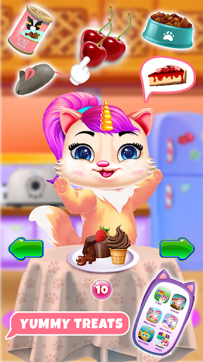 Screenshot Baby Cat Hair Salon - Pet Game