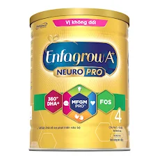 Sữa bột Enfagrow A+ Neuropro 4 Vị Không Đổi cho trẻ từ 2 - 6 tuổi - 830g (Date 16/09/2024)