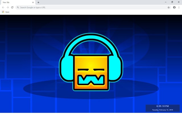 Geometry Dash Lite New Tab Theme