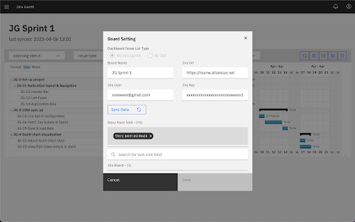 Jira Gantt