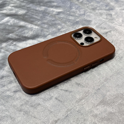 Title 3, Magnetic Leather Phone Case with Large Hole Pro...