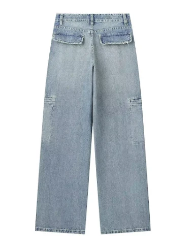 Salopette en jean avec poches, tail - 2