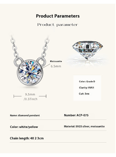 Title 4, Internet Celebrity Diamond Necklace, High-Grade...