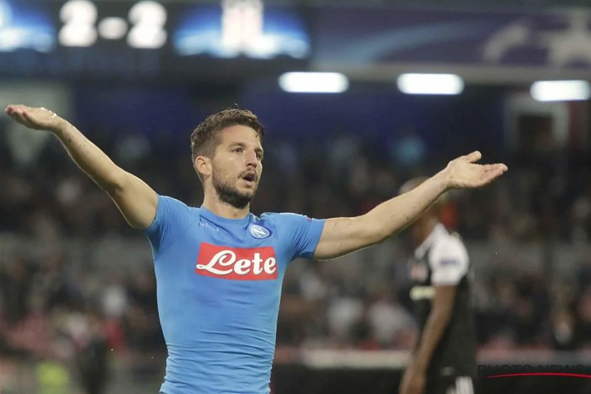 Le Napoli de Dries Mertens l'emporte sur Crotone, sans Dussenne 