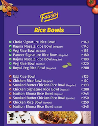 Faasos Signature Wraps & Rolls menu 3