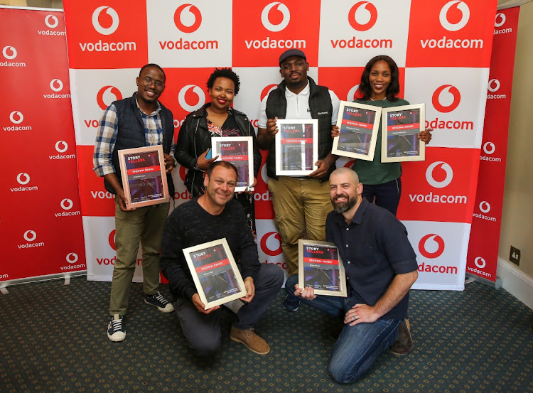 The Herald has scooped four awards at the Vodacom Journalist of the Year awards for the Eastern Cape region. At the back, from left, are Ntsikelelo Qoyo, Siyamthanda Capa, Mandilakhe Kwababana and Yolanda Palezweni, and, in front, Werner Hills and Riaan Marais