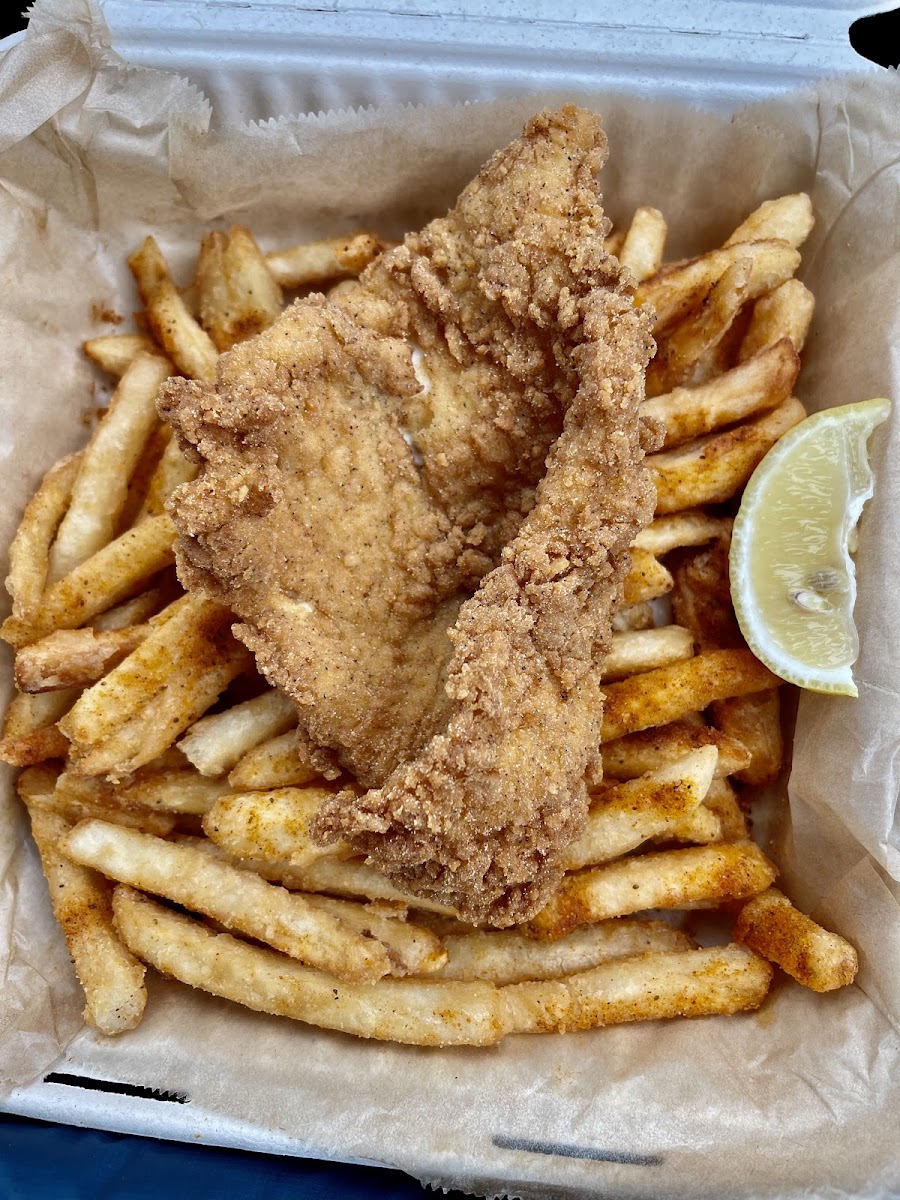Gluten-Free Fish & Chips at The Nor'Easter Pound & Market