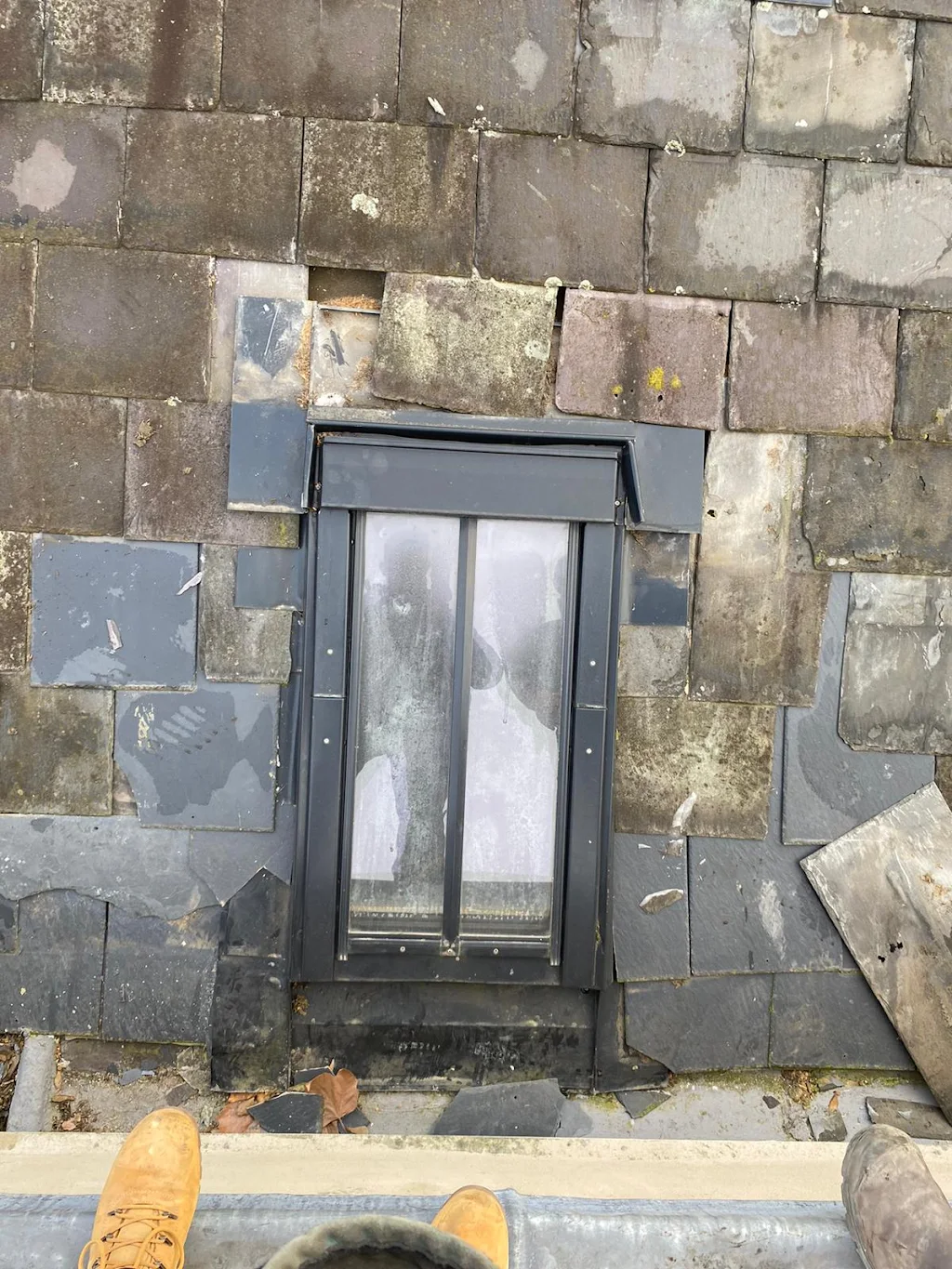 Album cover: Re-roof on a Slate Roof in London 