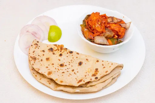 Egg 65 With 2 Roti