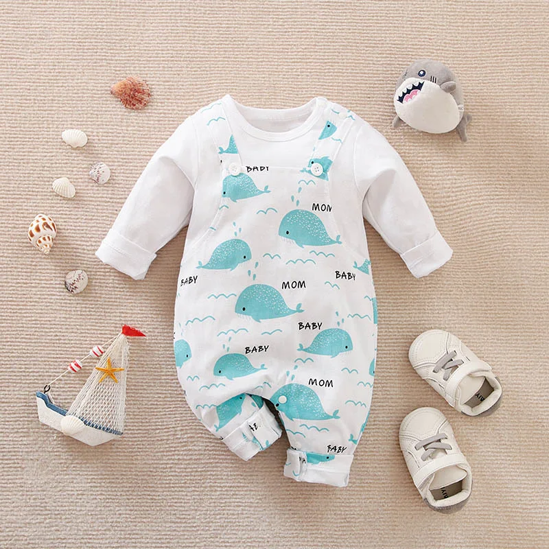 Mono Casual para Bebé con Diseño de Dos Piezas Falsas, Ideal para Comodidad y Estilo, Perfecto para el Día a Día, ¡Fácil de Vestir!