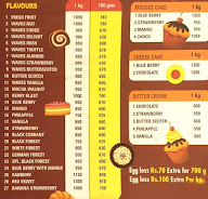 Cake waves menu 1