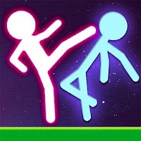 Stickmanファイティングゲームライトセーバーバトル戦争