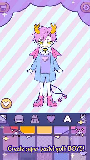 Screenshot BatDoll monster boy maker game