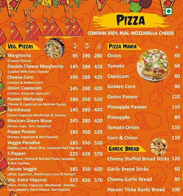 Cafe Du Pepe's Za menu 