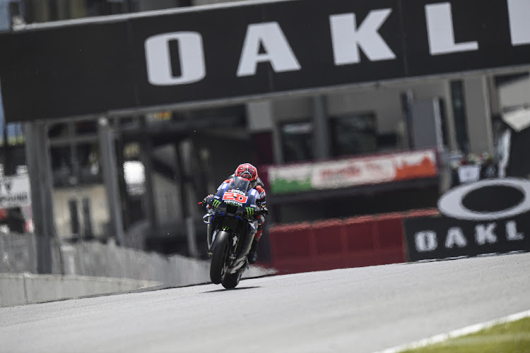 Fabio Quartararo on his way to victory at the Italian MotoGP.