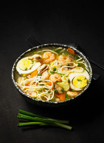 Burmese Big Soup (Veg,Egg,Chicken,Prawn)