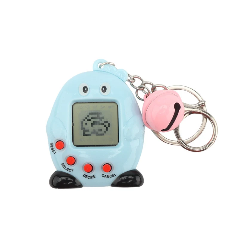 Máquina de mascotas electrónica Juego virtual de cuidado de palmas Juguete colgante Interactúa, cuida y juega con tu mascota virtual donde quieras.
