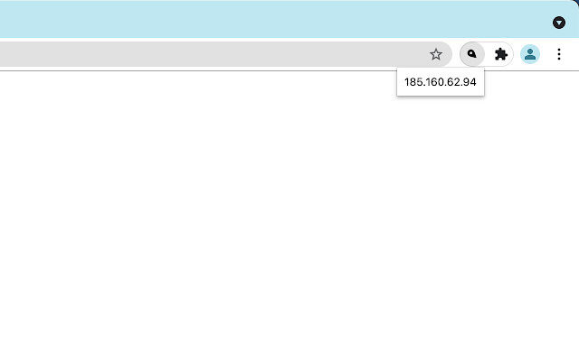 My IP Address chrome extension
