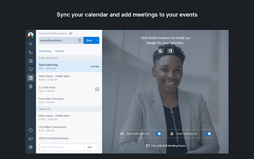 8x8 Work Meetings for Google Chrome