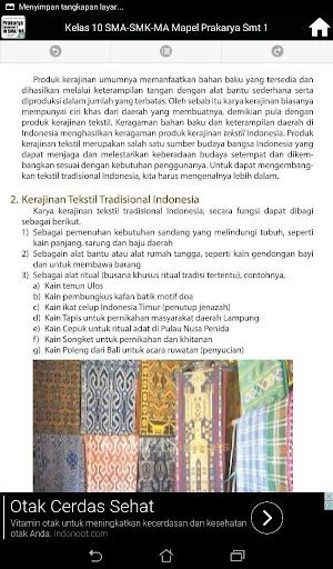 Kelas 10 SMA-SMK-MA Mapel Prakarya Smt 1