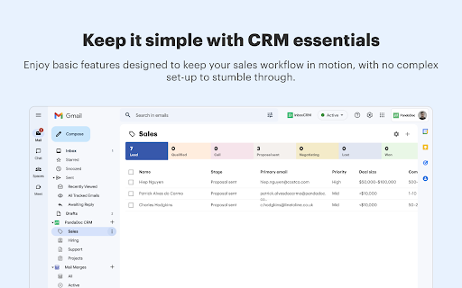 InboxCRM - Personal CRM for Gmail by PandaDoc