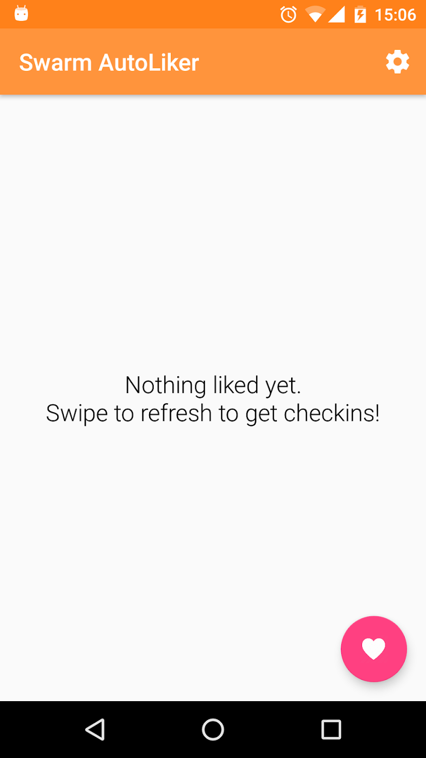 Swarm AutoLiker Beta Screen 2