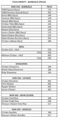 Food Infinity menu 1