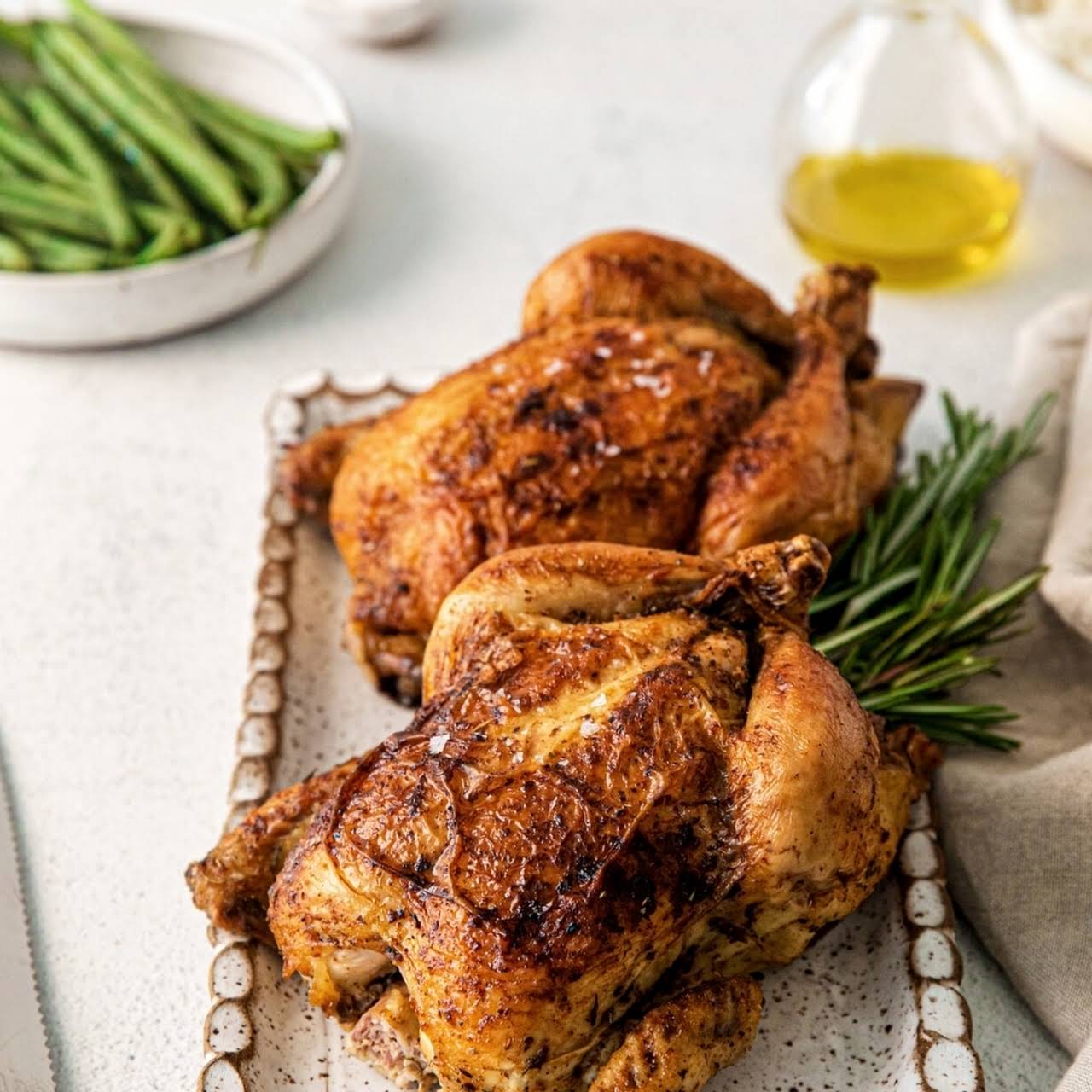 Roasted Cornish Hen (with Mixed Vegetables) - Posh Journal