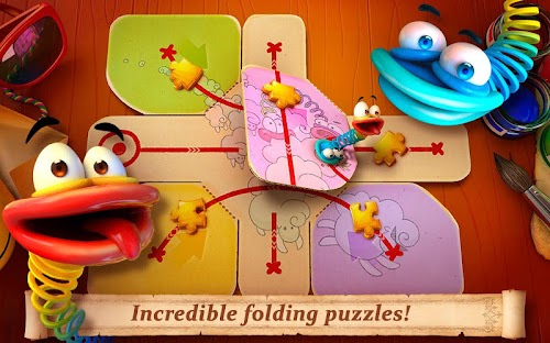 Android application Fold the World screenshort
