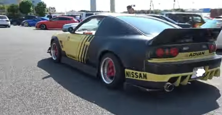 180SXのYouTube・２つのチャンネル・大黒ふ頭パーキング・撮影ありがとうございますに関するカスタム事例の投稿画像1枚目
