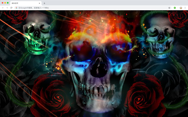 Illusion New Tab Page HD Pop Art Theme