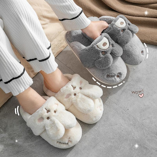 Title 2, Cute Rabbit Couple Home Confinement Indoor Mute...