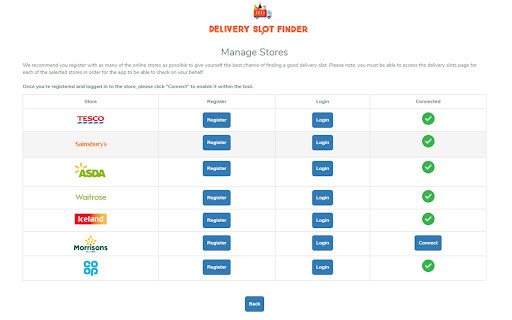 Delivery Slot Finder