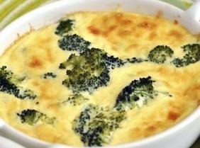 Crustless Broccoli-Cheddar Quiche