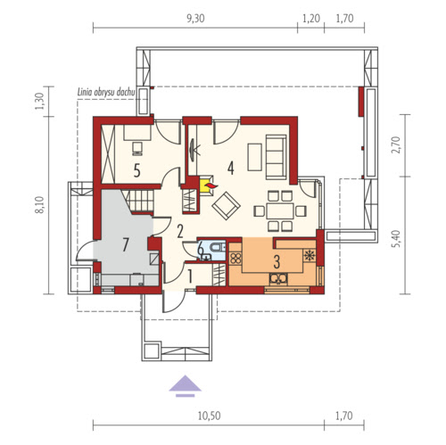 Liv 1 Leca® Dom - Rzut parteru