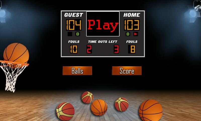 Basketball Shot Screen 1
