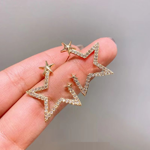 Title 3, Womens Special-interest Design Pentagram Stud ...