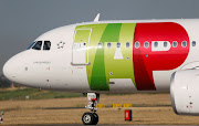 A TAP Air Portugal plane taxis at Lisbon's airport during the coronavirus disease (Covid-19) outbreak, in Lisbon, Portugal.