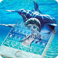 Dolphin keyboard  Dolphin theme ocean  The sea