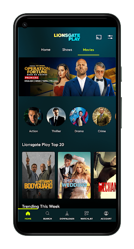 Screenshot Lionsgate Play: Movies & Shows