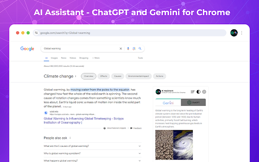 AI Assistant - ChatGPT and Gemini for Chrome