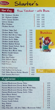 Chawlas 2 menu 1