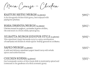 Kitchen Fables - Regional Indian Feast menu 8